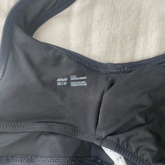 Black Aerie Swimsuit top - Picture 3 of 3